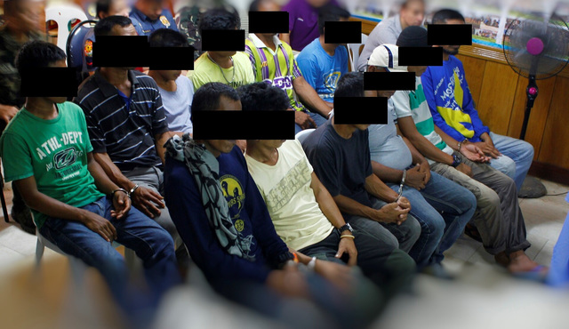 ARRESTED. The operation led to the arrest of 13 men believed to be followers of Samad Masgal alias Commander Madrox 