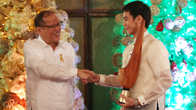In 2013, Chris became a Ten Outstanding Young Men (TOYM) awardee for his leadership, achievements in his dynamic career and positive influence to the youth. Photo from Malacañang/Courtesy of Chris Tiu 
