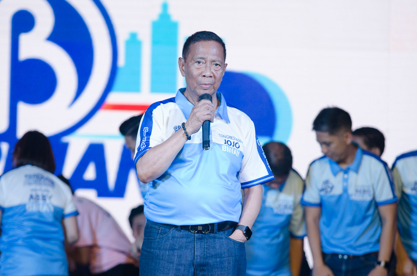NOT GIVING UP YET. Former vice president Jejomar Binay files an electoral protest against his victorious opponent, Makati City 1st District Representative Kid Peña. File photo by Rob Reyes/Rappler 