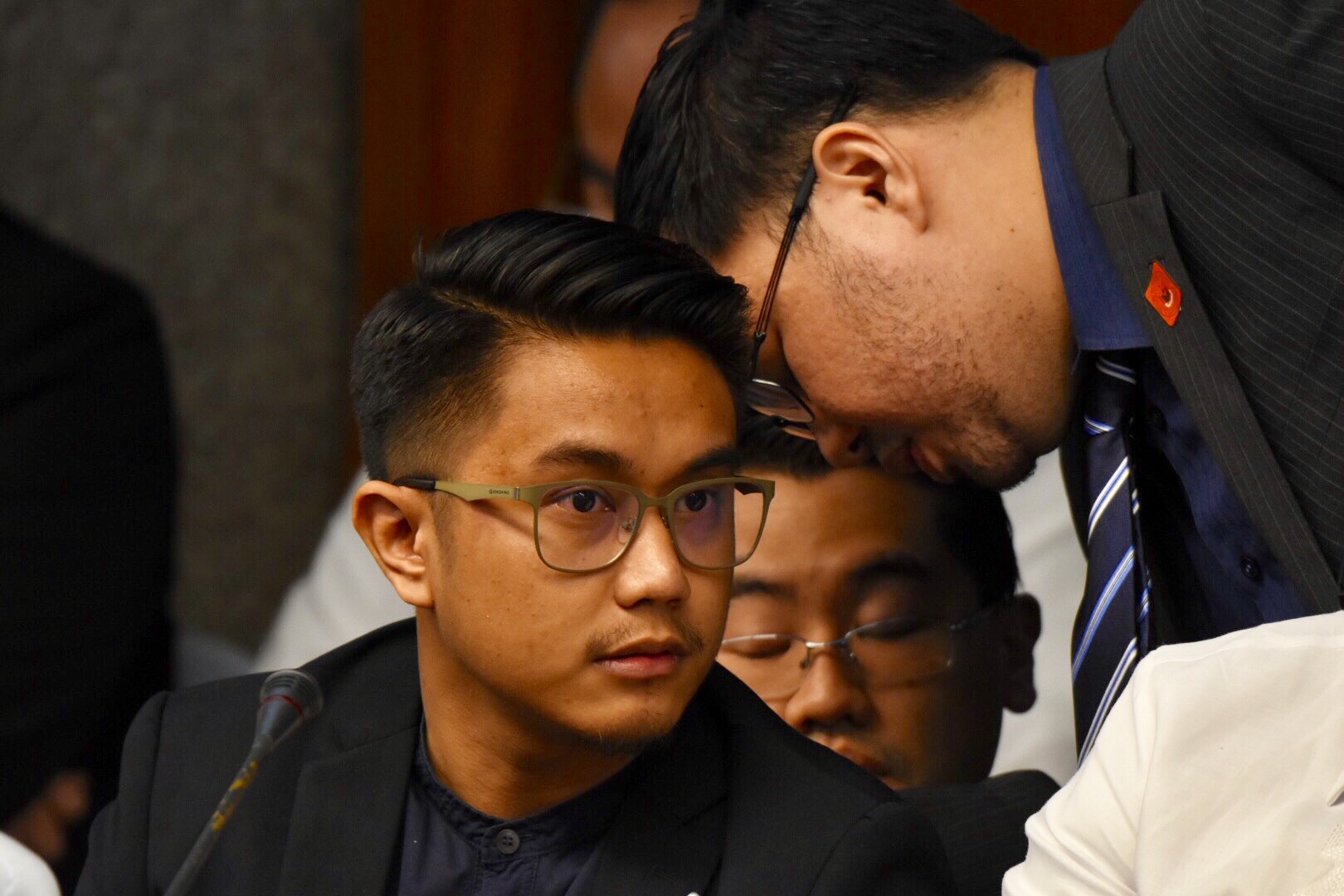 RELEASE ORDER. Arvin Balag is ordered released after more than two months of detention inside the Senate. File photo by Angie de Silva/Rappler 