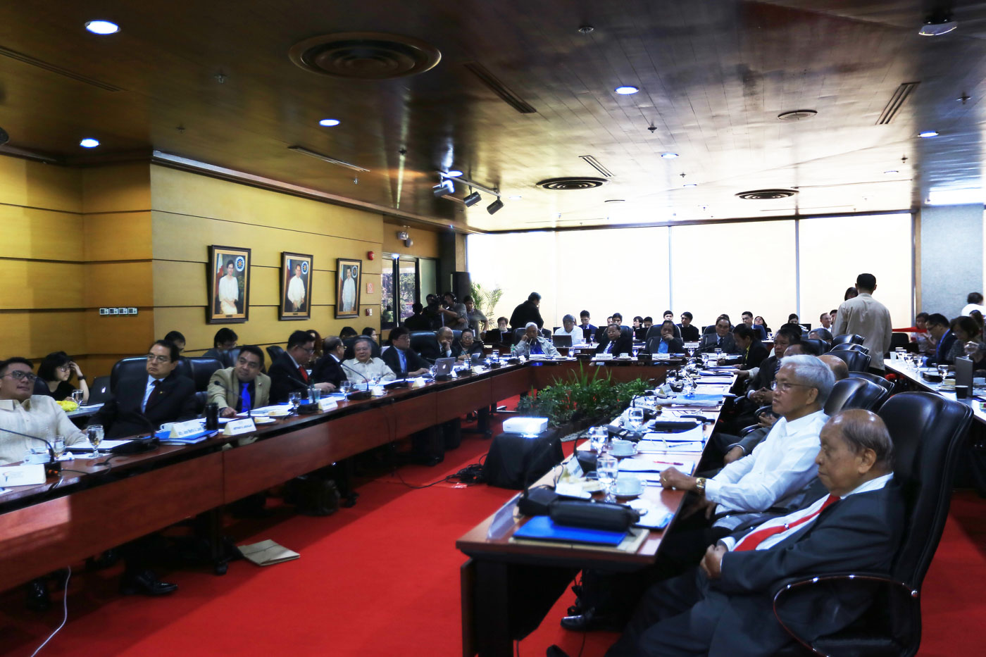 PLANNING A SHIFT. The Consultative Committee votes on the draft federal constitution to be submitted to President Rodrigo Duterte. Photo by Ben Nabong/Rappler 
