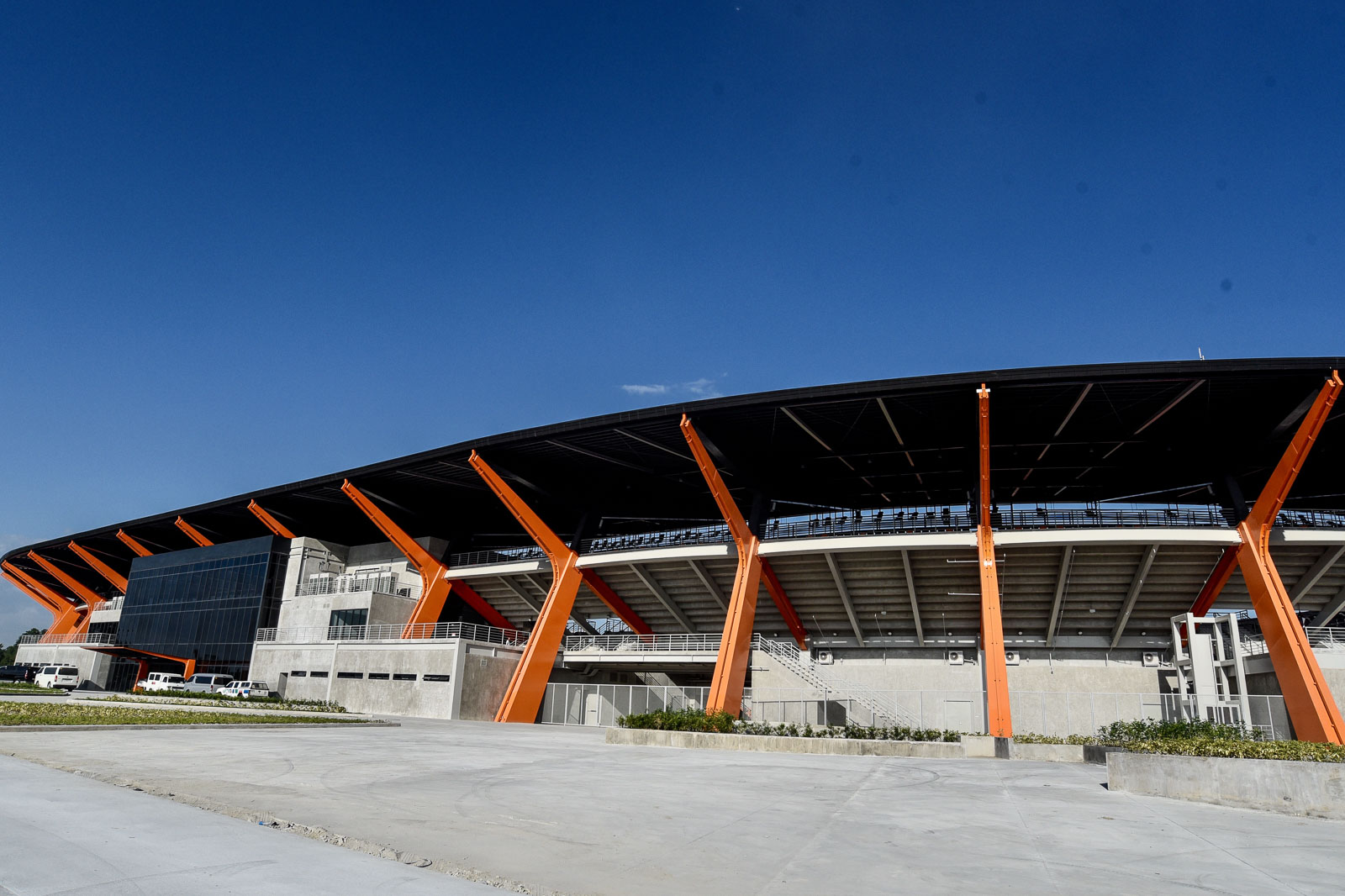 NEW CLARK. The Athletic Stadium at the New Clark City, the venue of the 30th SEA Games. Photo by Angie de Silva/Rappler  