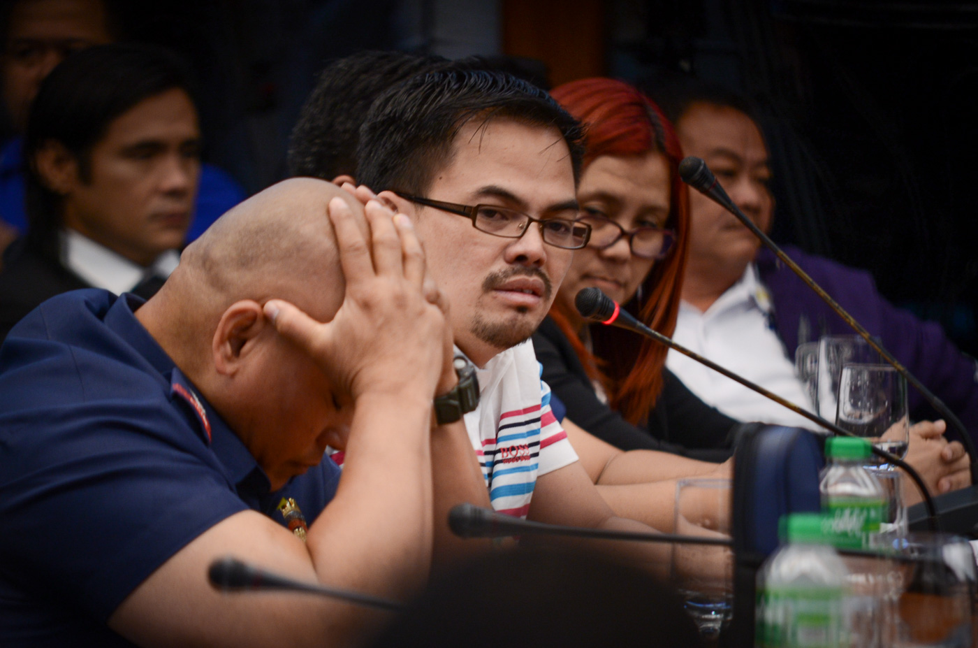 ALLEGED DRUG LORD. Kerwin Espinosa testifies at the Senate inquiry into the death of his father, Albuera mayor Rolando Espinosa Sr, on November 23, 2016. Photo by LeAnne Jazul/Rappler