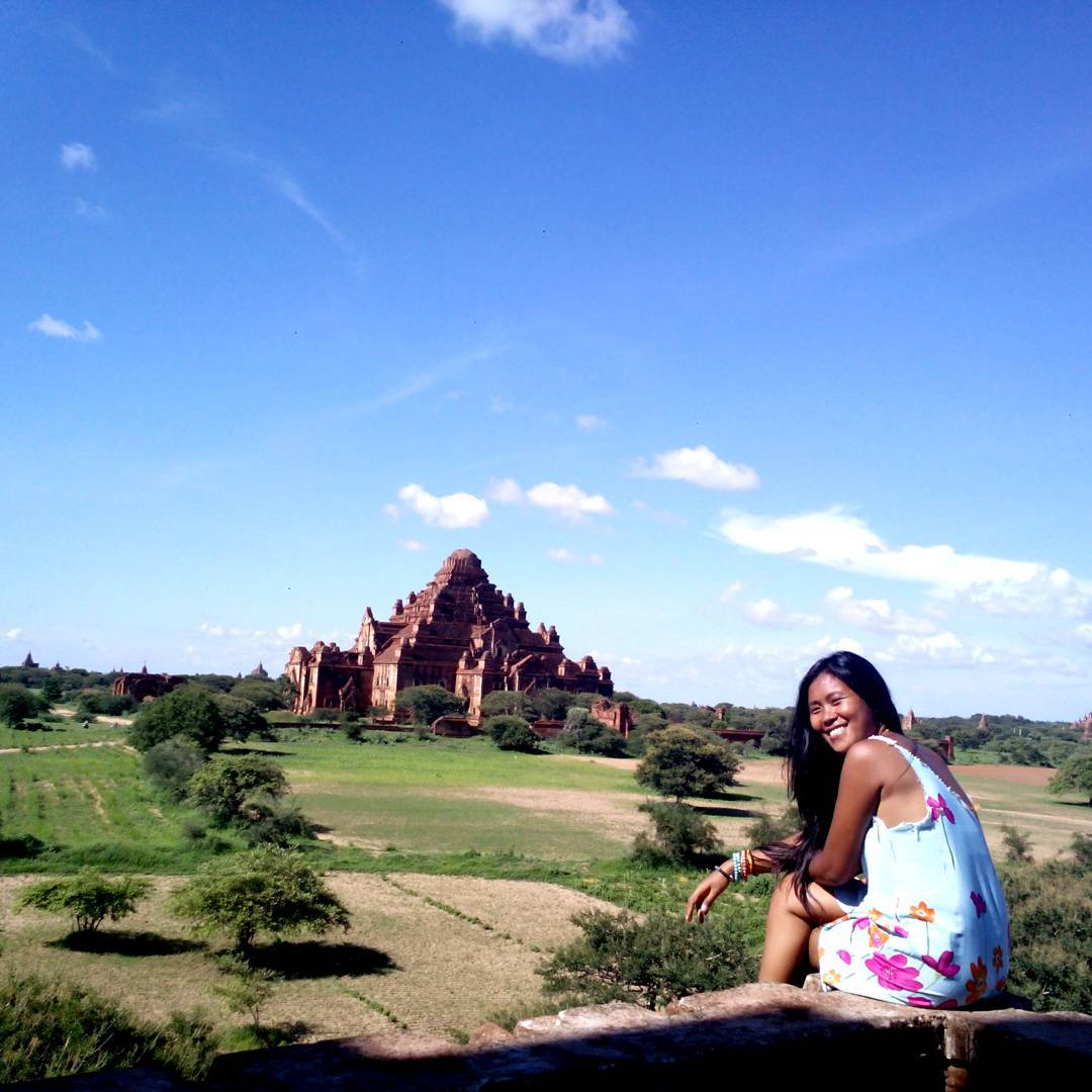 At Old Bagan, Myanmar. Photo provided by Jona Branzuela Bering 