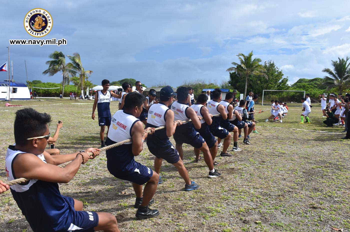 PULL. The tug-o-war event.  Photo courtesy of Philippine Navy  