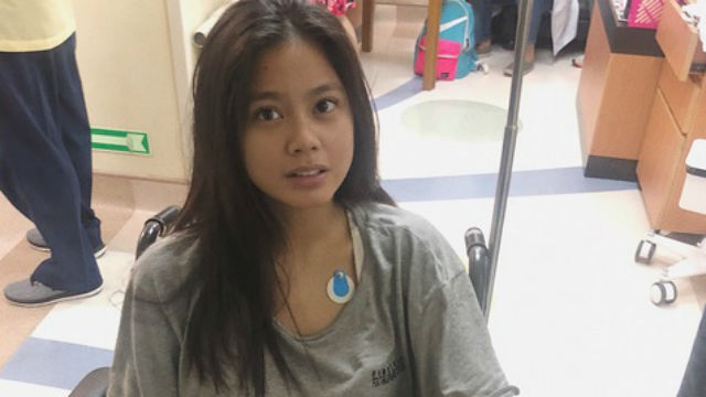 RECOVERING. Ylona Garcia is currently resting after being hospitalized due to stress. Screenshot from Twitter/@ylona_garcia 