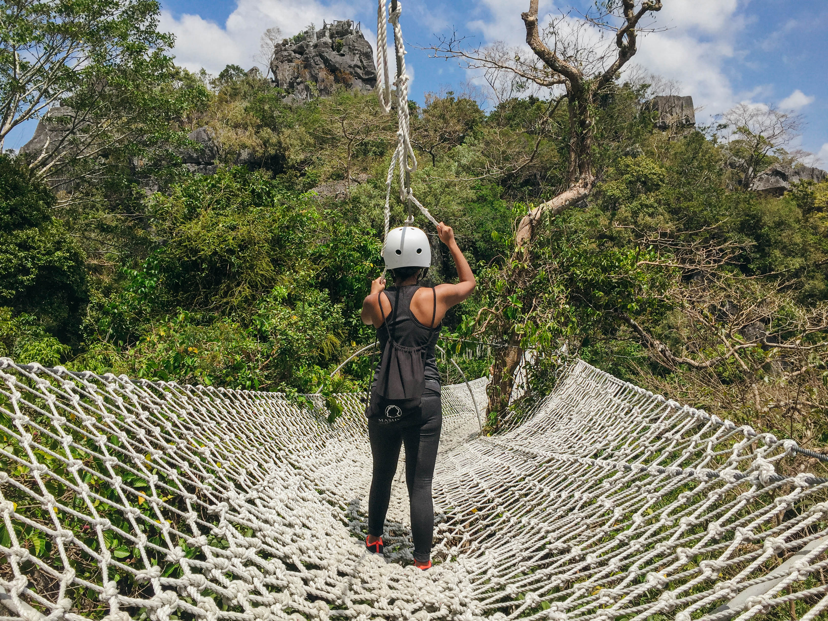 DUYAN. A giant rope hammock, Duyan is one of Masungiâs most photographed rope courses. Photo by Nicole Reyes/Rappler 