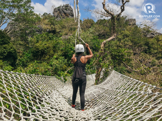 DUYAN. A giant rope hammock, Duyan is one of Masungiâs most photographed rope courses. Photo by Nicole Reyes/Rappler 