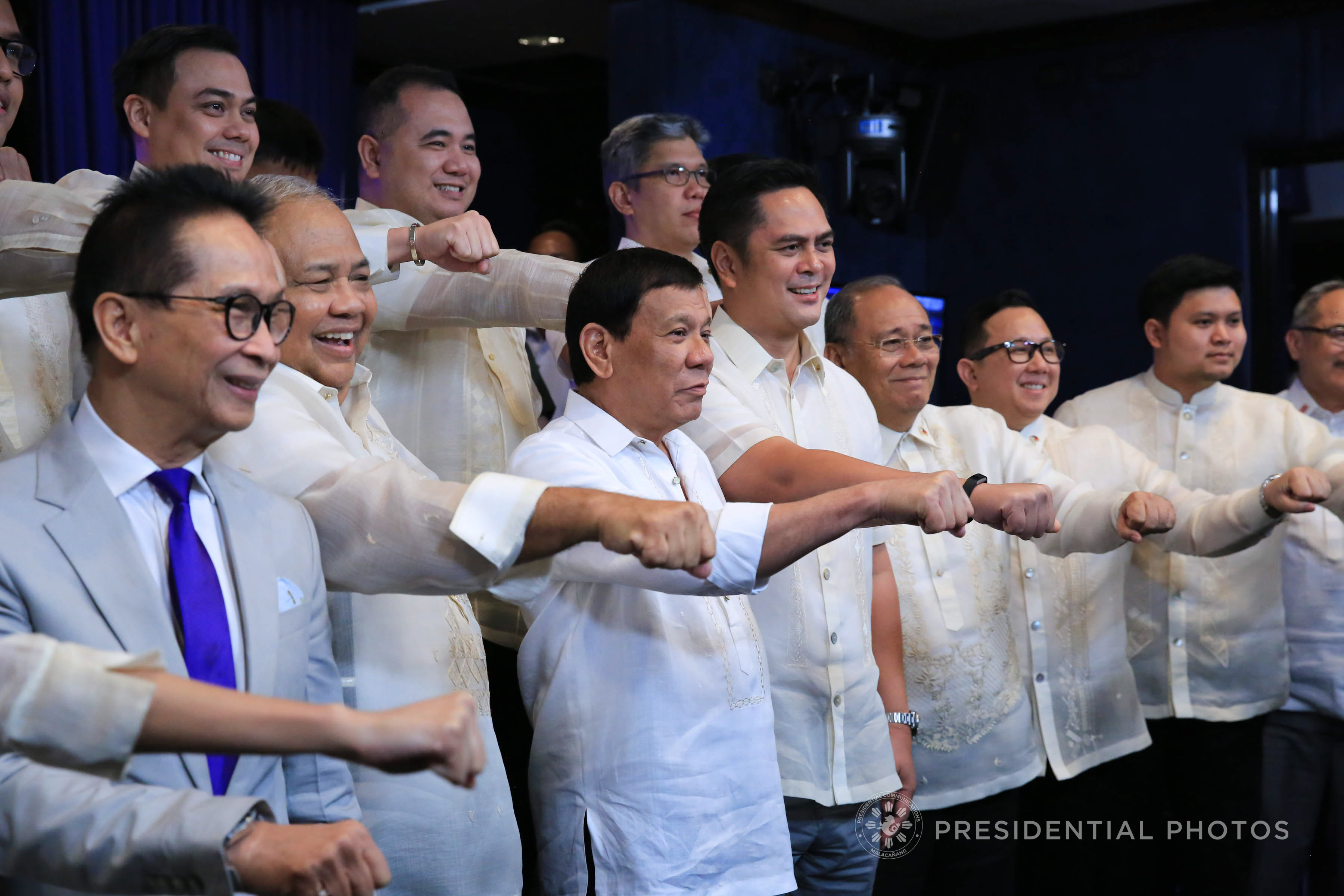 NEW SURVEY. President Rodrigo Duterte maintained his 'big majority' trust and approval ratings based on the latest Pulse Asia survey. Malacañang file photo 