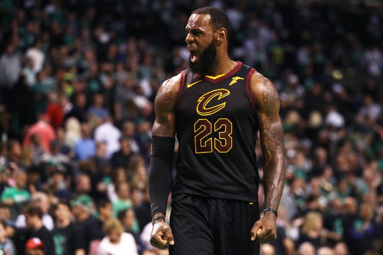 FREE AGENT. LeBron James declines his $35.6 million contract. Photo by Maddie Meyer/AFP    