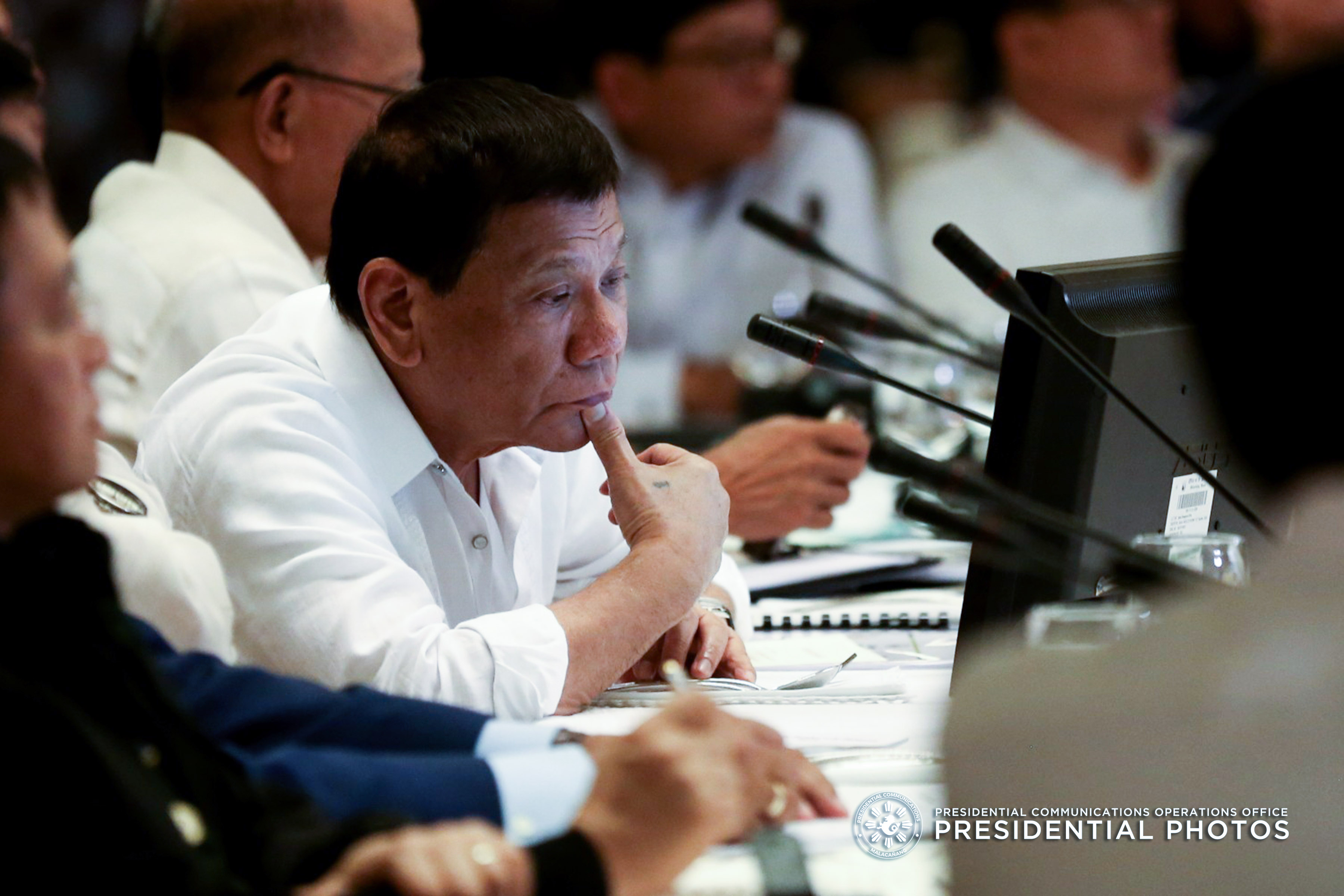 WRONG INFORMATION. Malacañang admits that President Rodrigo Duterte 'was being fed the wrong information' on the EU. Malacañang file photo 