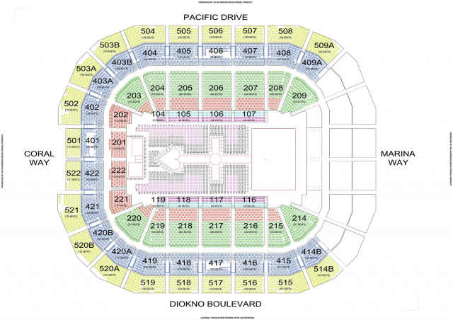 The seat map for Madonna's concert at the Mall of Asia Arena. Photo from smtickets.com 