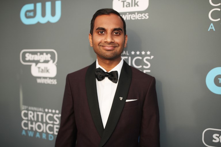 APLOGY. Aziz Ansari issues an apology, after he was accused of sexual misconduct. He said that he has reached out to the girl personally. Photo by  Christopher Polk/Getty Images for The Critics' Choice Awards /AFP  