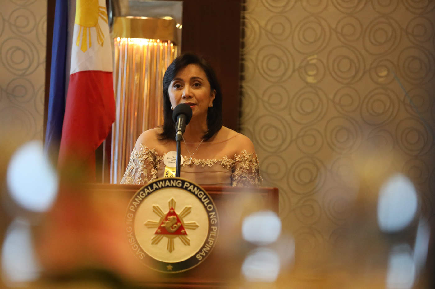 LEVEL PLAYING FIELD. Vice President Leni Robredo says a law that criminalizes premature campaigning would create a level laying field among candidates. Photo from OVP 