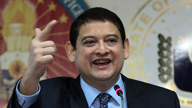 POLICY REFORMS. Senate Blue Ribbon Committee Chairman TG Guingona recommends policy and legislative measures to avoid a repeat of the pork barrel scam. Photo by Joseph Vidal/Senate PRIB
