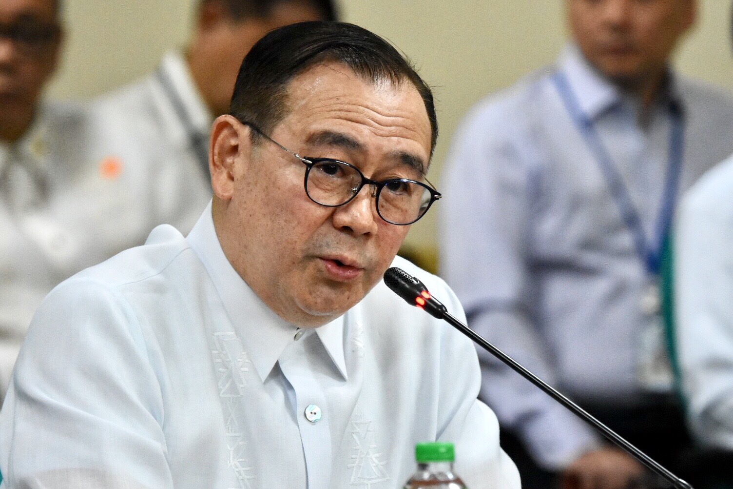 TOP DIPLOMAT. Foreign Secretary Teodoro 'Teddyboy' Locsin Jr faces the Commission on Appointments, November 28, 2018. File photo by Angie de Silva/Rappler 