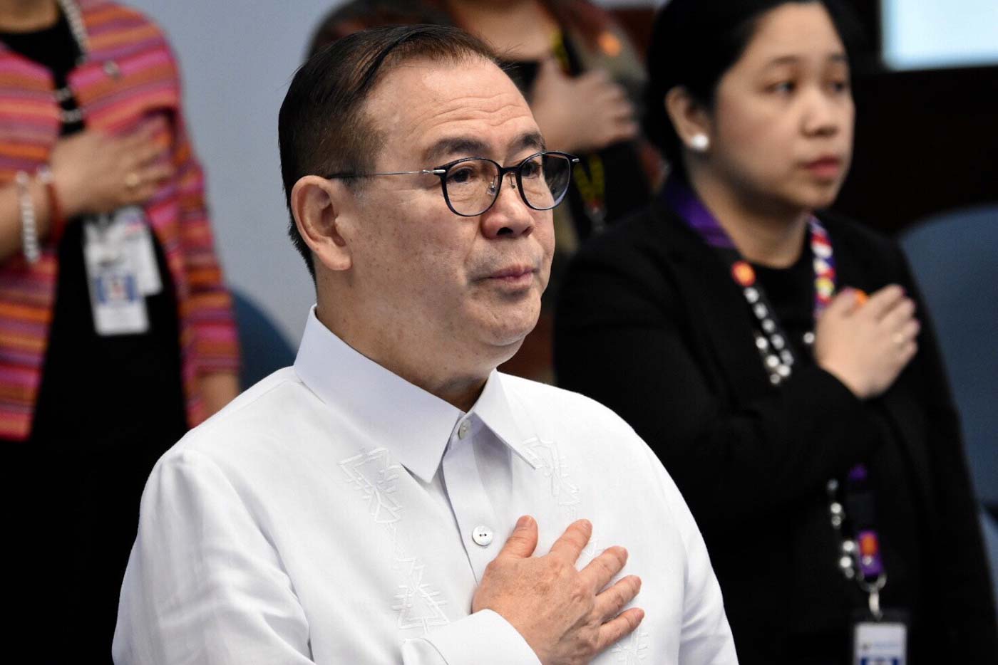 TOP DIPLOMAT. Foreign Secretary Teodoro Locsin Jr faces the Commission on Appointments on November 28, 2018. File photo by Angie de Silva/Rappler  