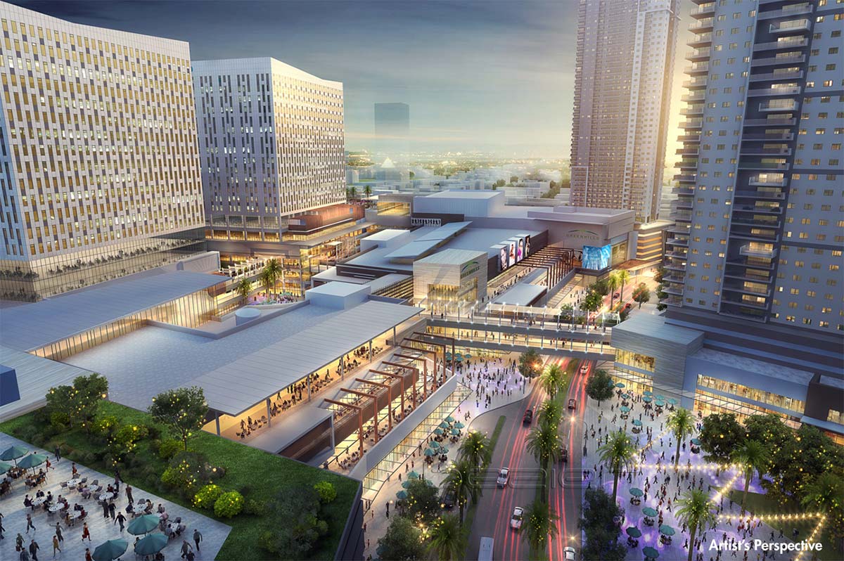 COMING SOON. A rendering of Greenhills Shopping Center post-redevelopment. Image from Ortigas & Company 