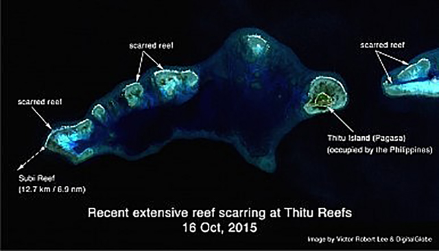 thitu reefs