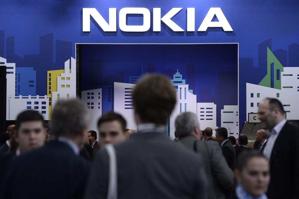 A NEW NOKIA CEO. People visit the Nokia stand at the Mobile World Congress (MWC) in Barcelona on February 26, 2019. File photo by Josep Lago/AFP 