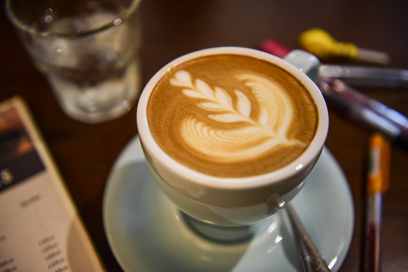 LATTE. Good coffee is only to be expected at the Giving Cafe. Photo by Alecs Ongcal/Rappler 