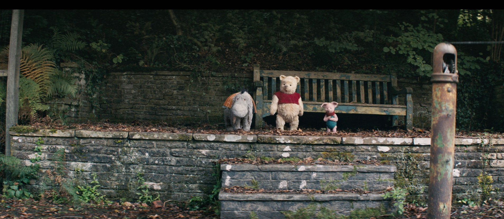 OH, DEAR. Eeyore, Pooh and Piglet as depicted in the 2018 Disney live-action featuer 'Christopher Robin.' Image courtesy of Disney Enterprises, Inc./All Rights Reserved
 