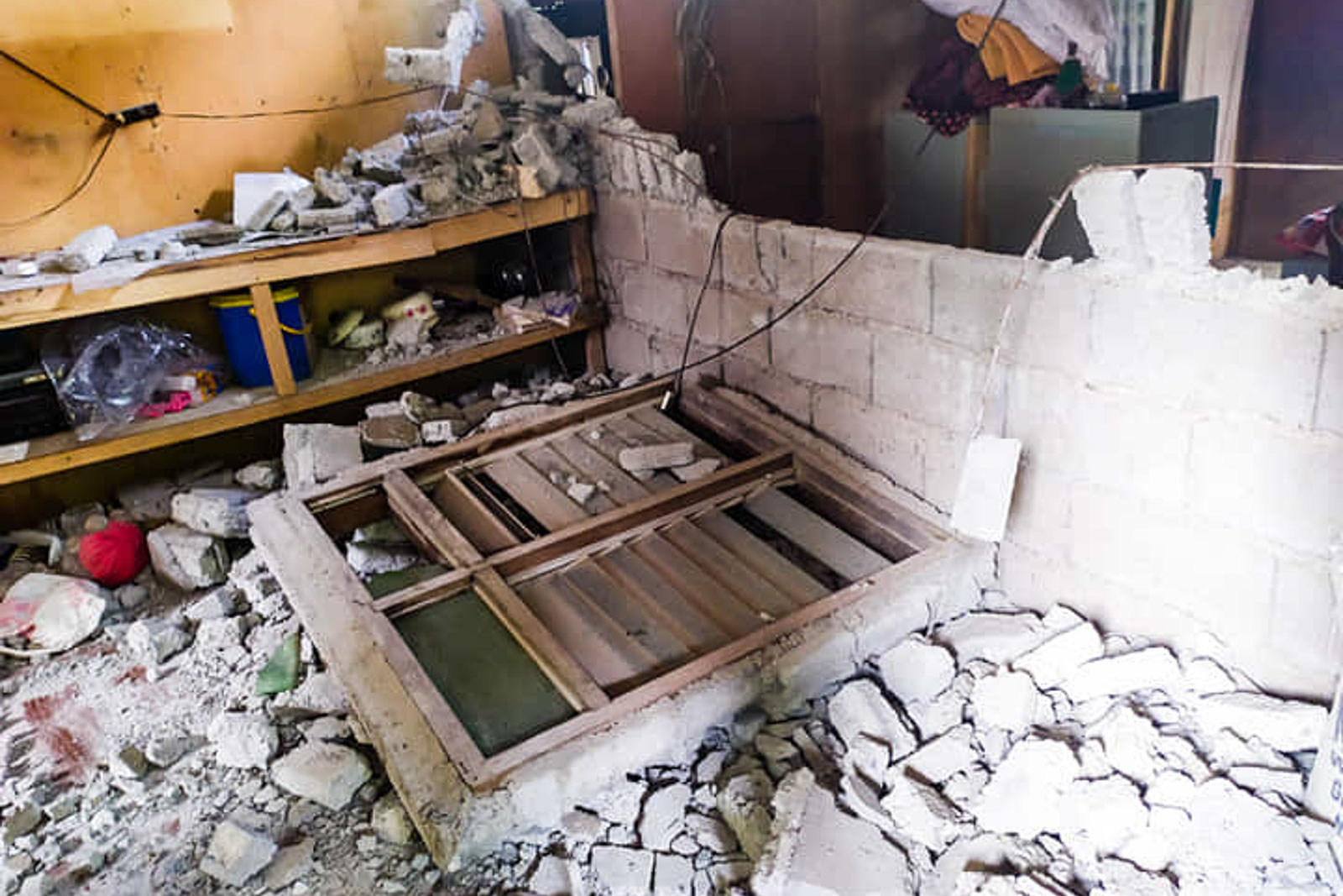 IN RUINS. A photo of the damage caused by the earthquakes in Tulunan, Cotabato in October 2019. Photo courtesy of the Tulunan MDRRMO 