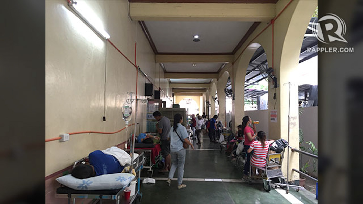 MAKESHIFT. A ward and hallway are converted into an emergency room as reconstruction of the area is ongoing. 