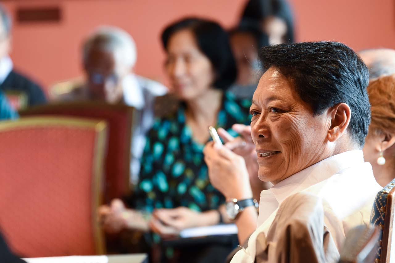 SIGNED AGREEMENT. Government chief negotiator Secretary Silvestre Bello III signed a stand-down agreement with the National Democratic Front of the Philippines. File photo by Edwin Espejo/OPAPP  