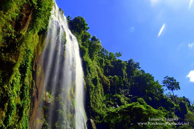 MAJESTIC. Hulugan Falls’ waters cascade from a steep cliff of around 70 meters. Photo by Paula Anntoneth O 