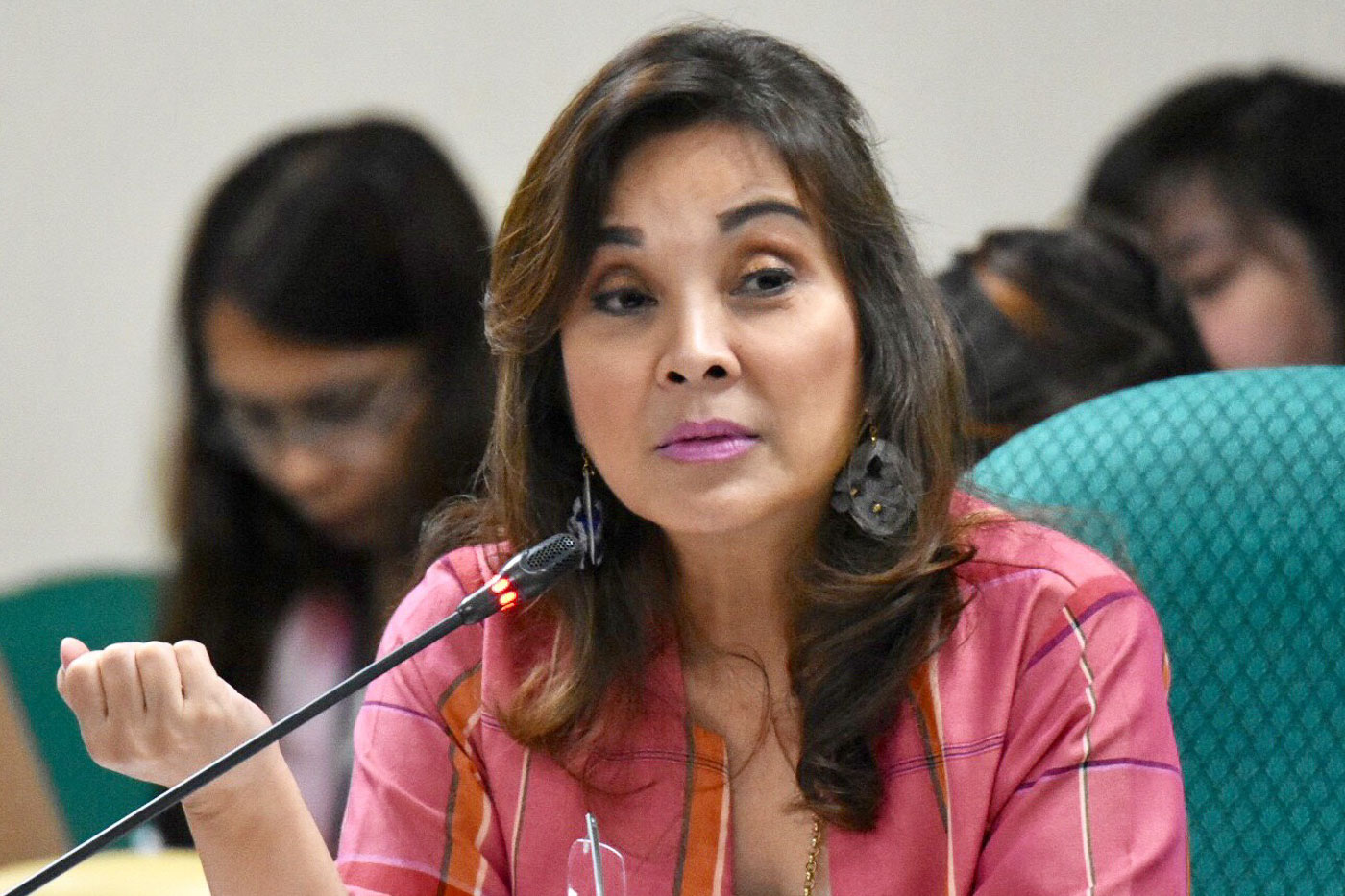 SENATE HEARING. Senator Loren Legarda speaks during the Senate hearing on the 2019 budget of the Department of Social Welfare and Development on October 1, 2018. Photo by Angie de Silva/Rappler 