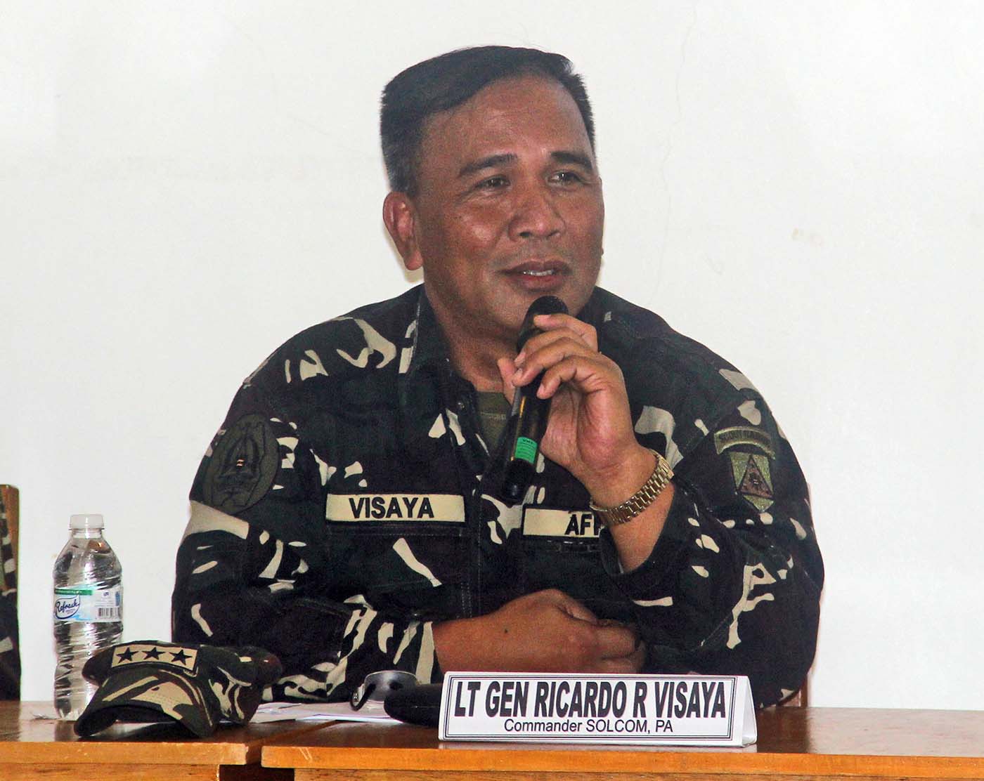 AFP CHIEF? File photo of Lieutenant General Ricardo Visaya. Photo by Rhaydz Barcia/Rappler 