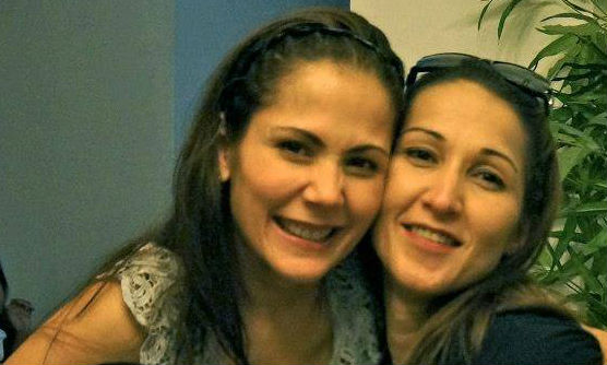 KILLED. Photo shows Aurora Moynihan (right) with sister, actress Maritoni Fernandez. Screengrab from Facebook/Au Maria Fernandez Moynihan