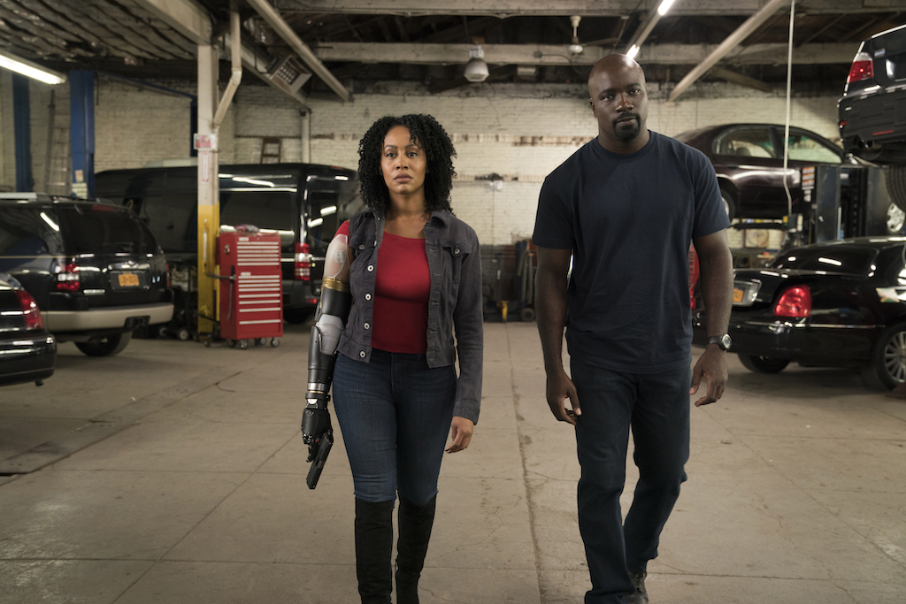 POWER OF TWO. Luke Cage gets much-needed back-up from Misty Knight. Photo courtesy of Netflix