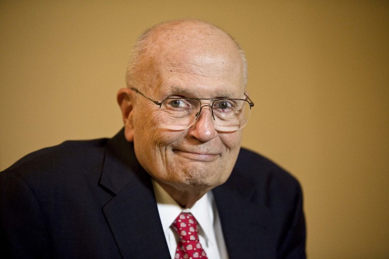 JOHN DINGELL. Former US Representative John Dingell died on February 7, 2019 at the age of 92, Michigan Governor Gretchen Whitmer confirms on Twitter. Photo by Brendan Smialowski/Getty Images North America/AFP 