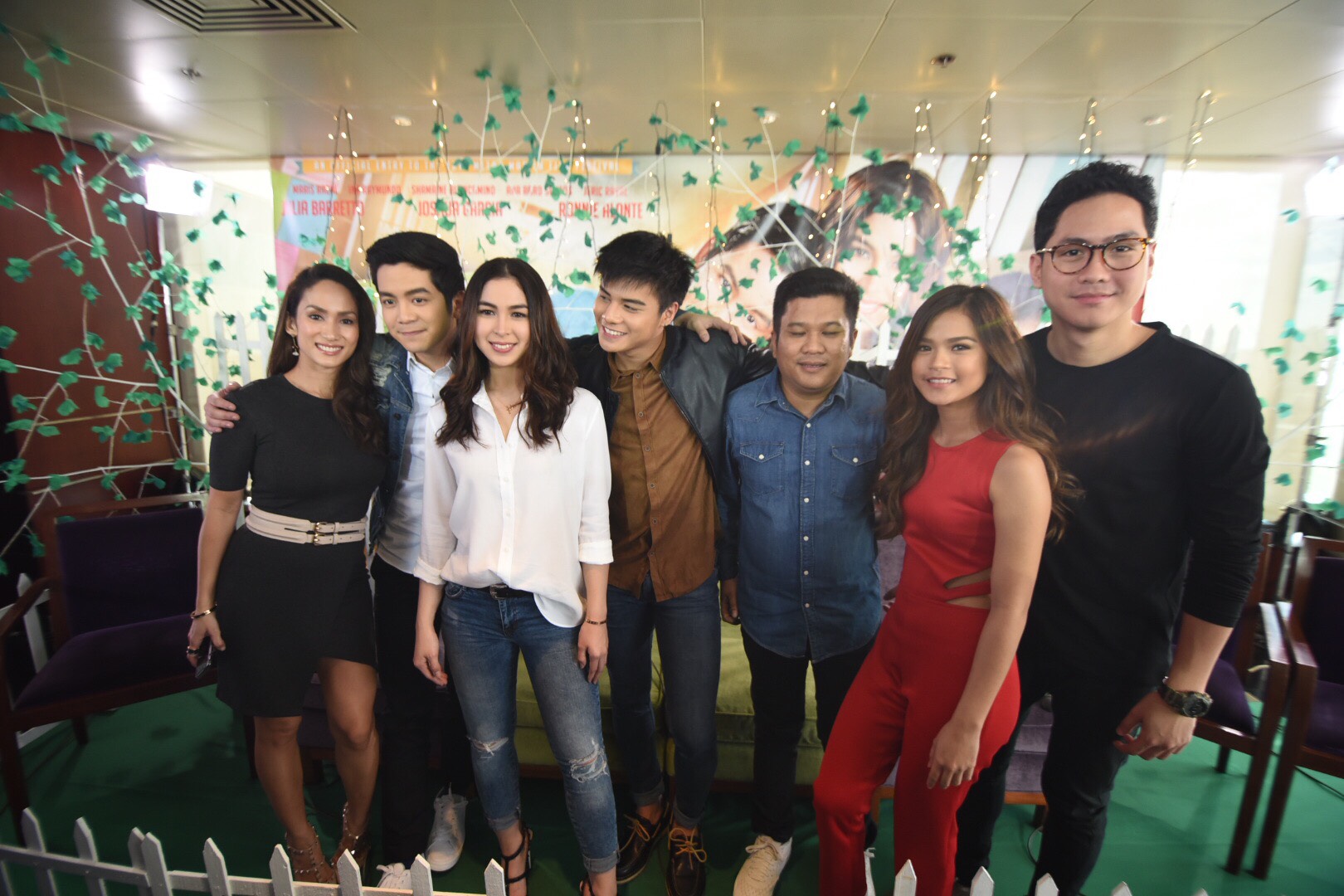 VINCE AND KATH AND JAMES. The cast of the movie 'Vince and Kath and James' during the press conference. The movie opens on December 25. Photo by Martin San Diego/Rappler 