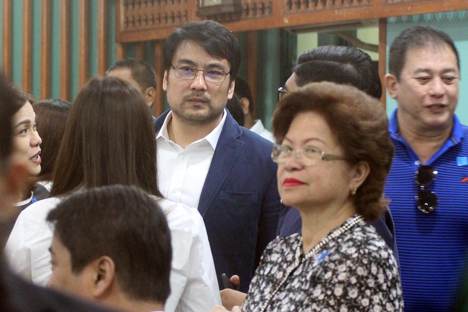 ROADBLOCK. Former senator Bong Revilla attends the hearing on December 7, 2017, where the Sandiganbayan denies in open court his motion for leave to file a demurrer to evidence. Photo by Darren Langit/Rappler  