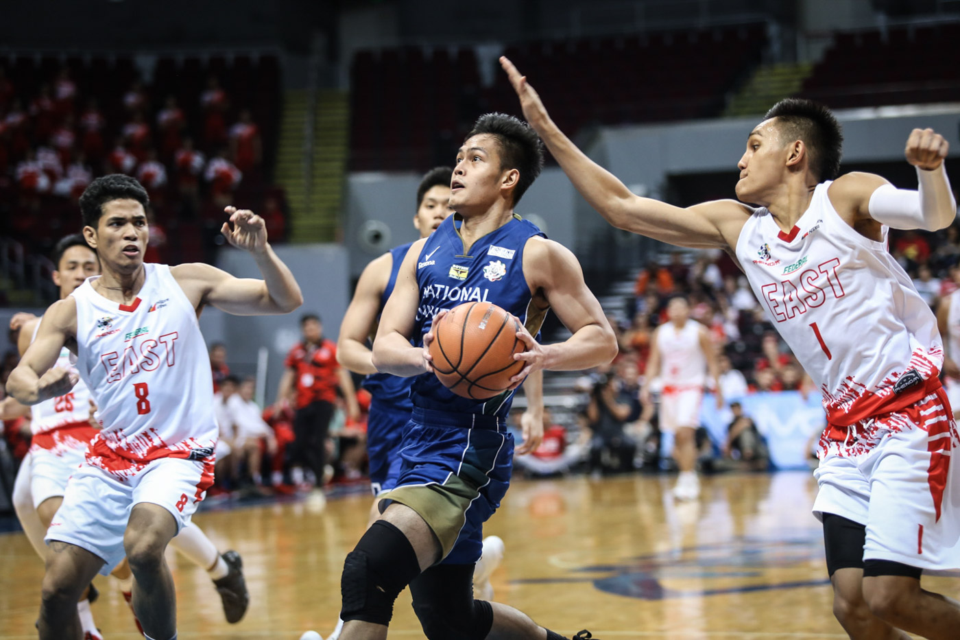 BREAKOUT STAR. Rookie John Lloyd Clemente gets his groove in the senior's division of the UAAP. Photo by Josh Albelda/Rappler  