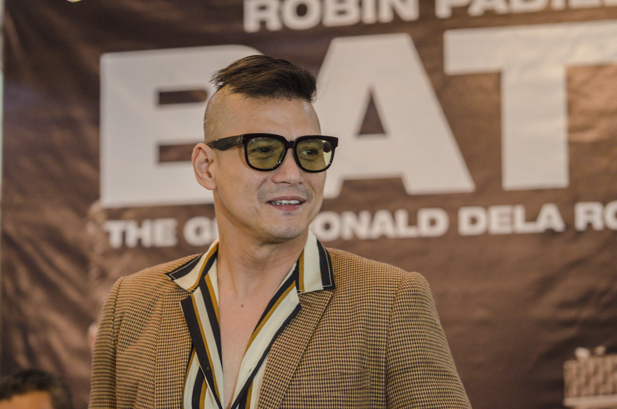 NETFLIX NEXT? Robin Padilla has grand plans for a series centered around former PNP chief Ronald dela Rosa. Photo by Rob Reyes/Rappler 