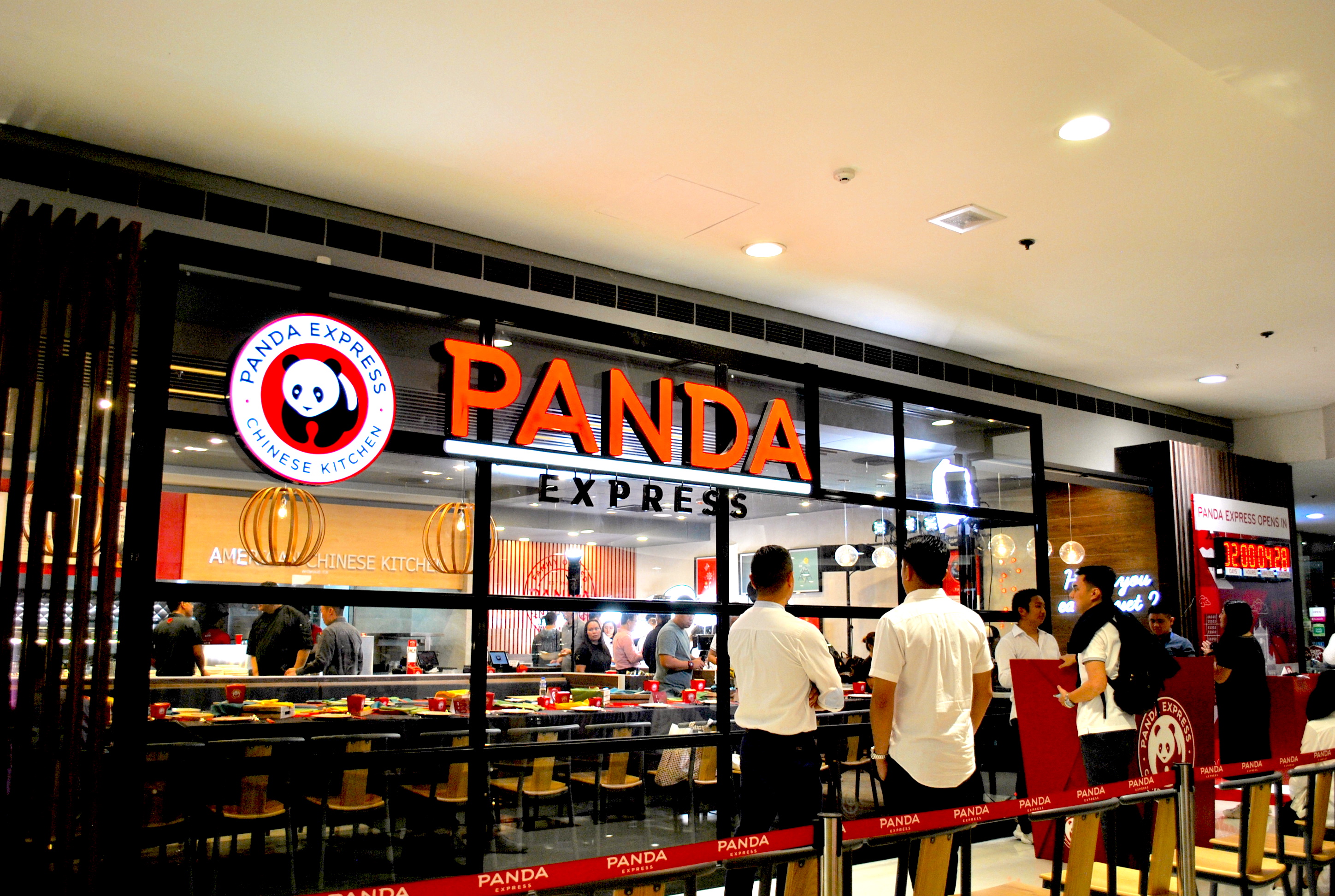 panda express dining room open