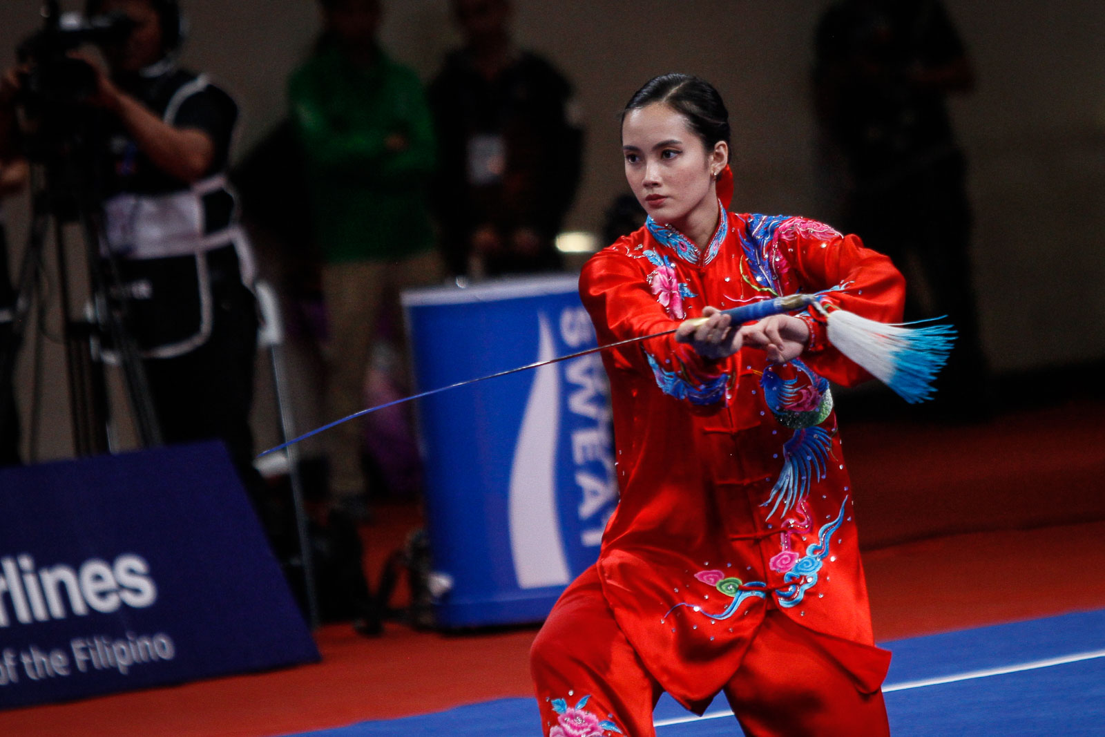 DOUBLE GOLD. Agatha Wong stays on top of her game. Photo by Ben Nabong/Rappler 