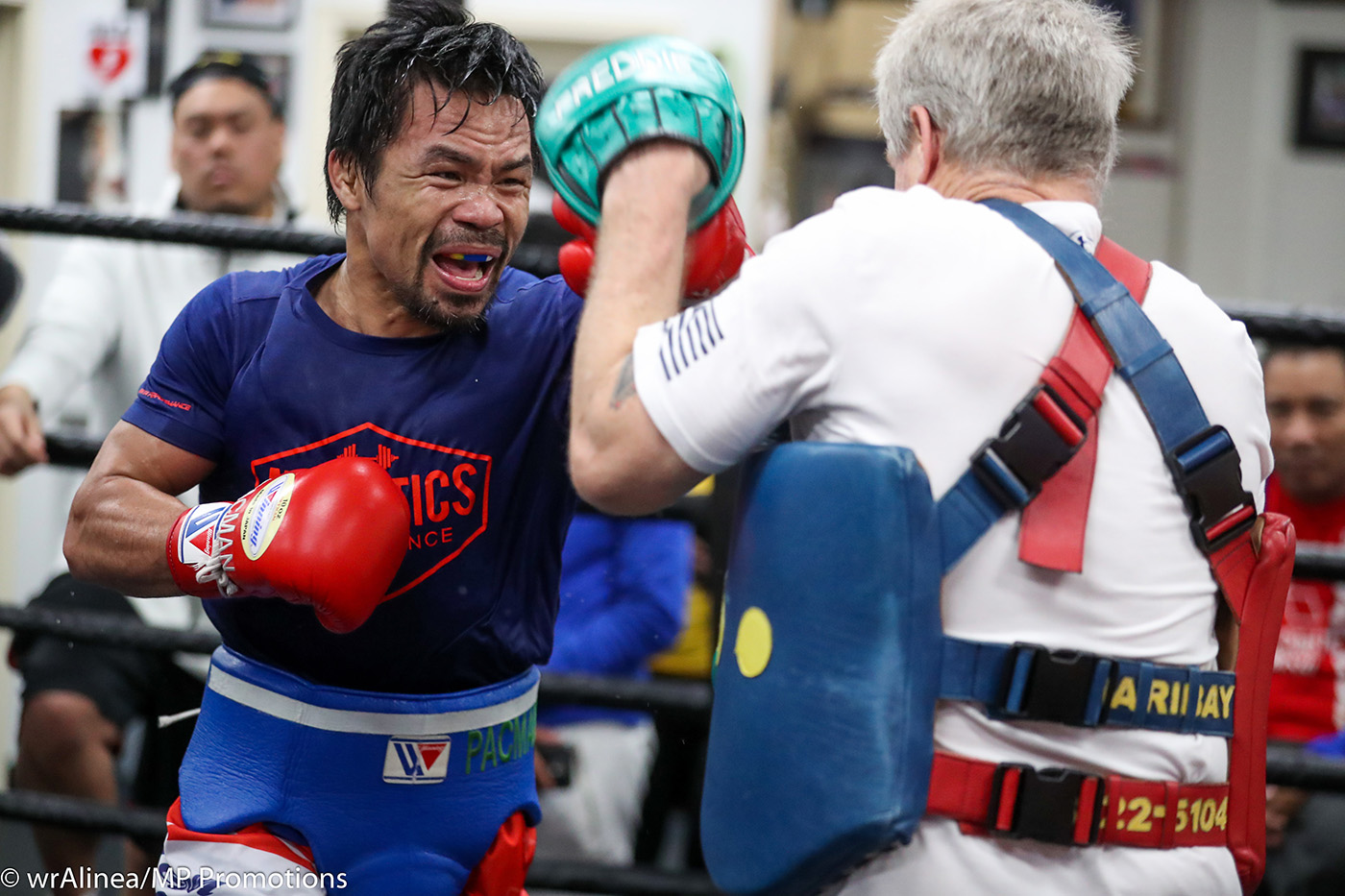 SCOUTING. Manny Pacquiao is traveling to Texas for the Errol Spence-Mikey Garcia bout. Photo by Wendell Alinea/MP Promotions  