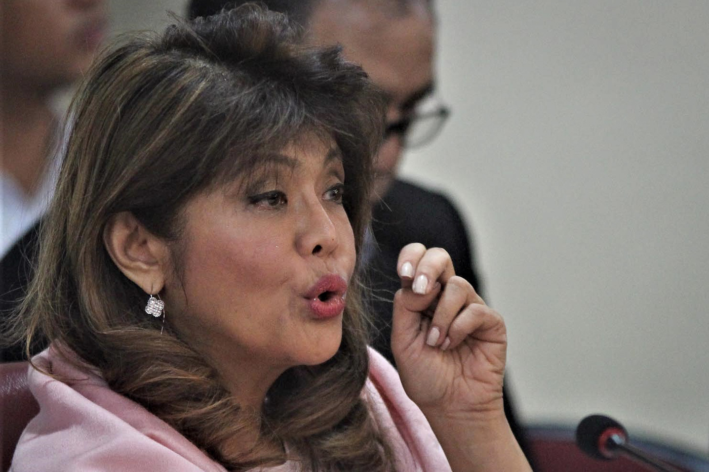 WHERE IS MARK CHUA? The House panel cites Ilocos Norte Governor Imee Marcos (in picture) boyfriend Mark Chua in contempt for again skipping the House probe. Photo by Darren Langit/Rappler 