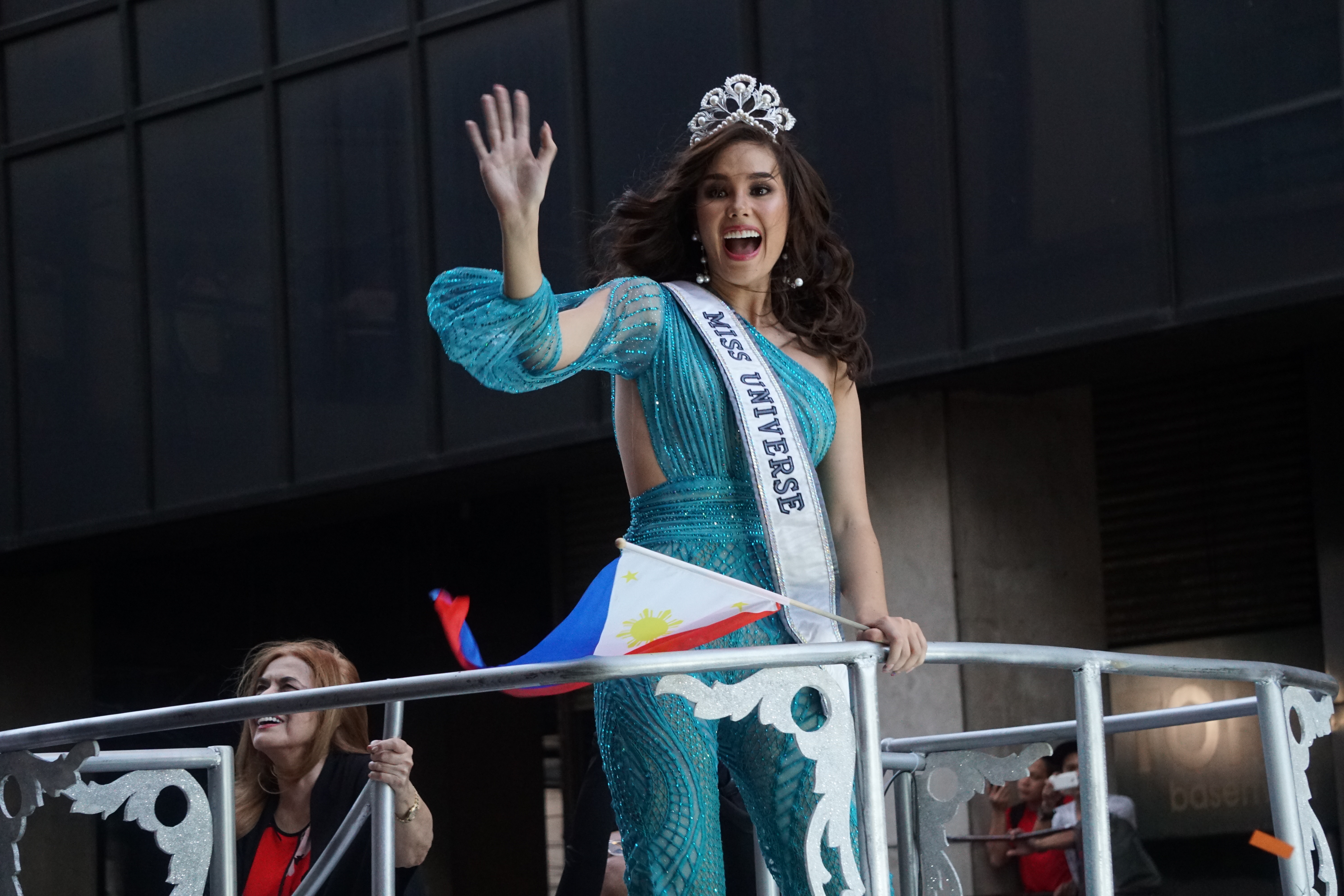 HELLO GOODBYE. Miss Universe 2018 Catriona Gray's homecoming celebration was short and sweet. Photo by Dion Besa/Rappler 
