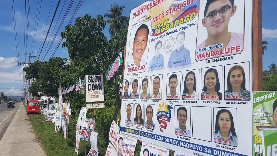 Davao City barangay poll candidates openly associate…