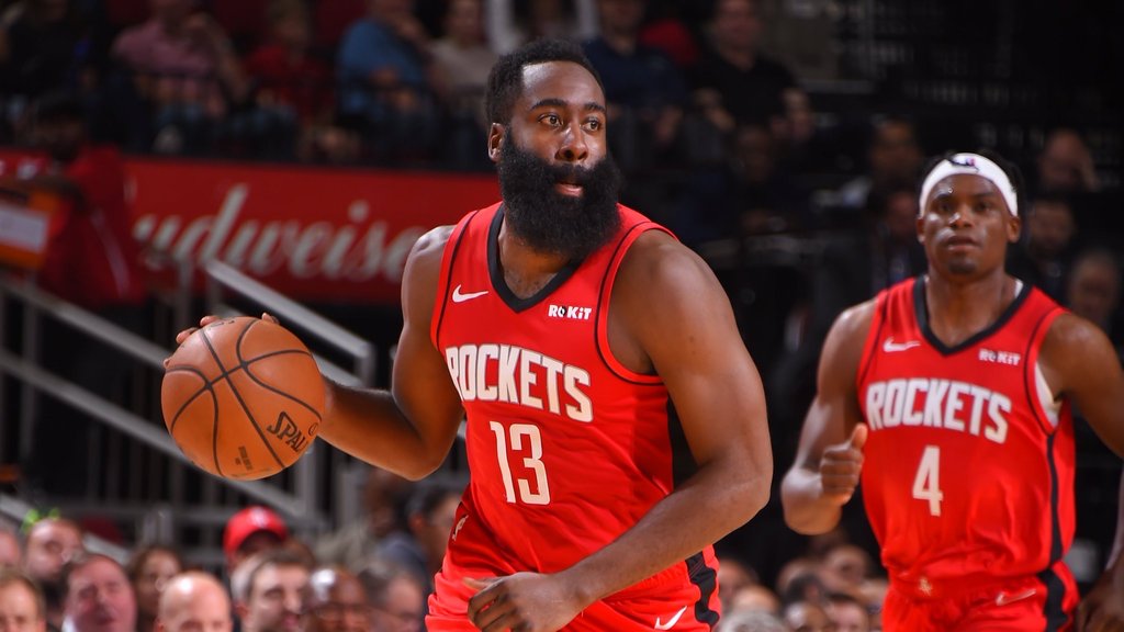 STRAINED RELATIONS. James Harden and the Rockets remain blacklisted in Chinese media after the team’s general manager posted a controversial tweet. Photo from NBA  