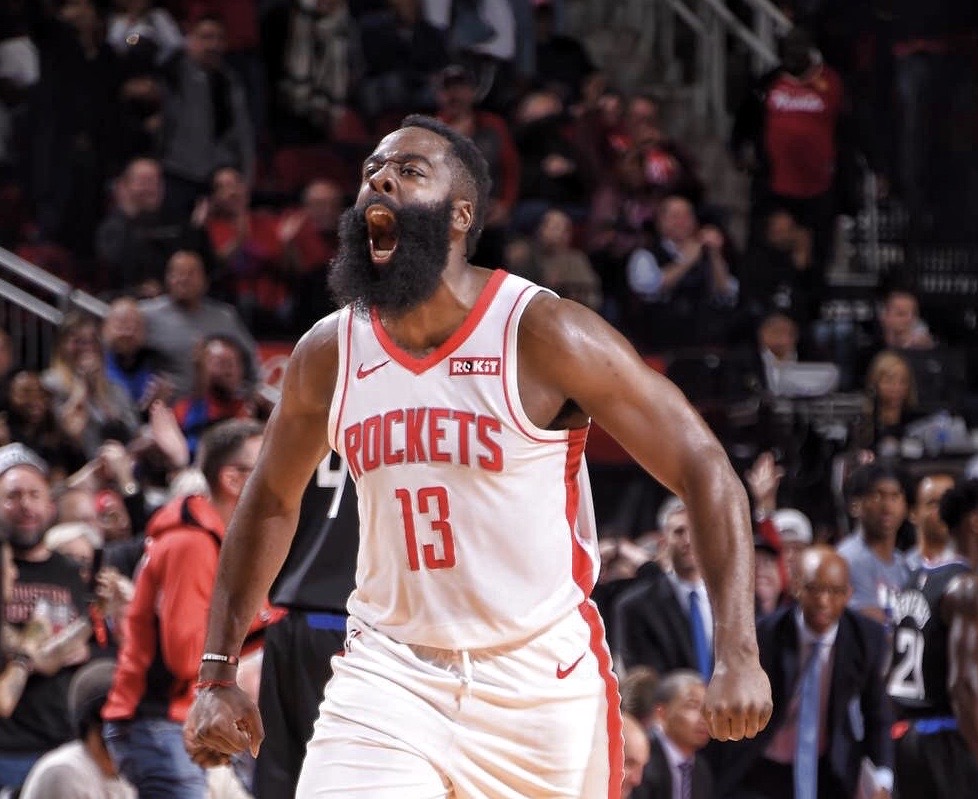 SIZZLING. Former MVP James Harden delivers one of his usual scoring outbursts. Photo from Houston Rockets  