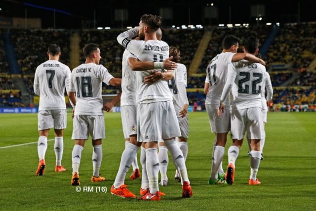 Real Madrid tekuk Las Palmas 1-2. Foto dari Twitter/@RealMadridEn