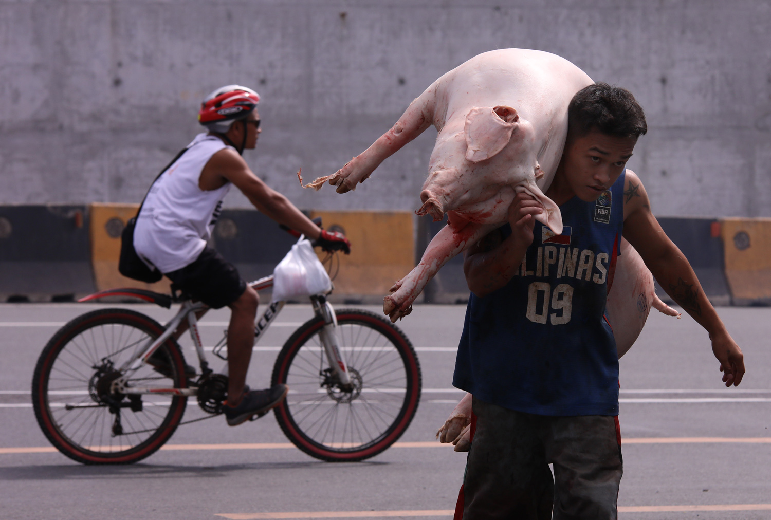 HOG INDUSTRY. Amid the country's tighter pork import regulations, the Department of Agriculture said that the country's African swine fever-free hog industry can even export its goods to affected countries. Photo by Darren Langit/Rappler 
