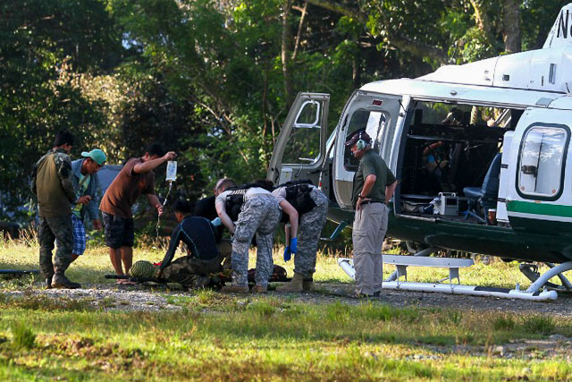 Six American nationals were at the tactical command post on January 25; the same people assisted in the medical operations following 'Oplan Exodus.' File photo by Mark Navales/AFP 